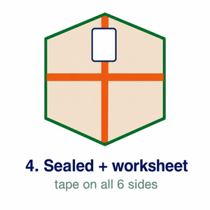 Step 4: sealed with worksheet